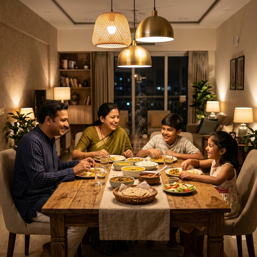 Family Dinner Scene